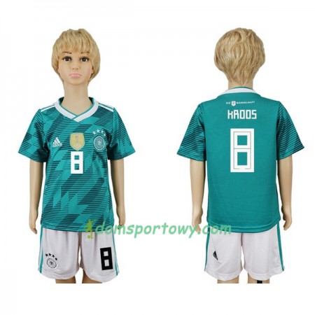 Koszulka Niemcy Kroos 8 Dziecięcy Wyjazdowe Koszulki Piłkarskie Mistrzostwa Świata 2018